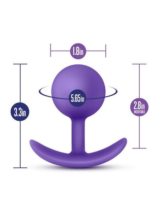 Luxe Wearable Vibra Plug Silicone Butt Plug