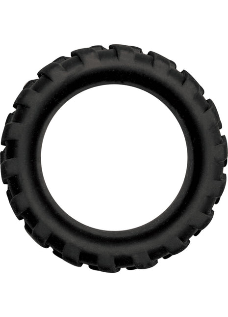 Mack Tuff X Large Tire Silicone Cock Ring - Black - XLarge