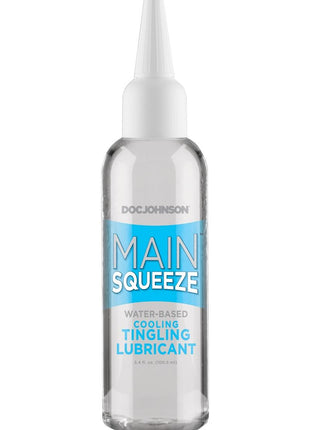 Main Squeeze Cooling Tingling Water Based Lubricant - 3.4oz