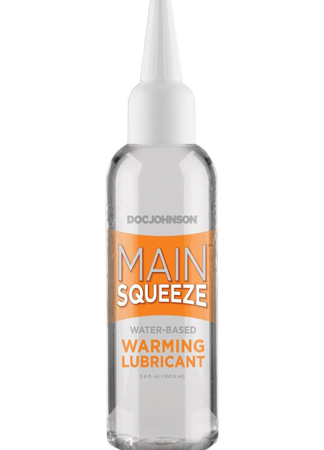 Main Squeeze Warming Water Based Lubricant - 3.4oz