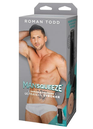 Man Squeeze Roman Todd Ultraskyn Masturbator - Butt - Vanilla