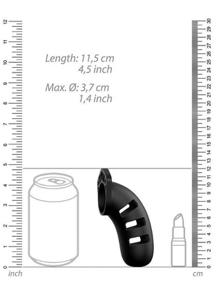 Mancage Model 21 Chastity Cage with Plug