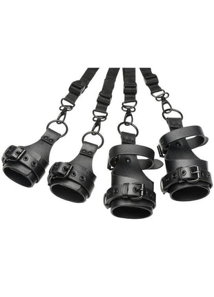 Master Series All Access Bed Restraint Kit - Black