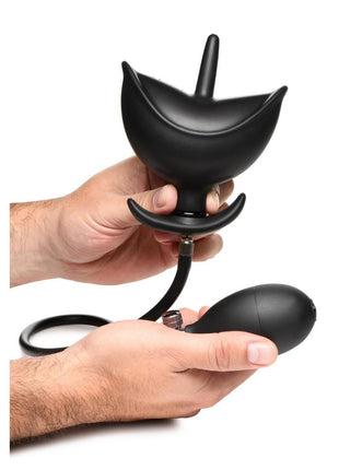 Master Series Ass Bound Anchor Inflatable Silicone Anal Plug