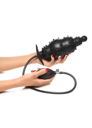 Master Series Ass Puffer Nubbed Inflatable Silicone Anal Plug