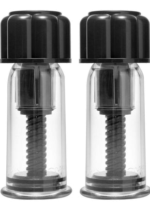 Master Series Black Max Powerful Twist Nipple Suckers