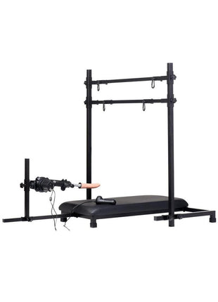 Master Series Breed Master Breeding Stand with Sex Machine - Black