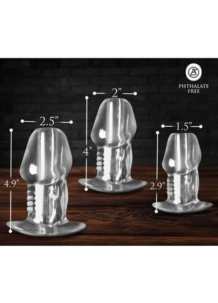 Master Series Dicked Hollow Anal Plug
