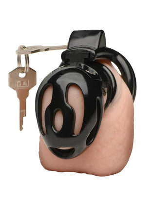 Master Series Hard Stop Double Ring Chastity Cage