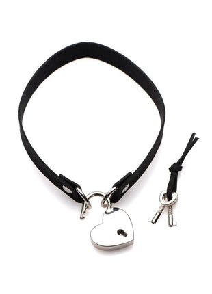 Master Series Lock-It Heart Lock and Key Choker