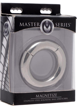 Master Series Magnetize Stainless Steel Magnetic Ball Stretcher - Black