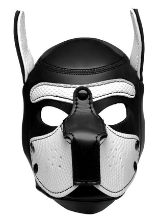 Master Series Neoprene Puppy Hood - Black/White