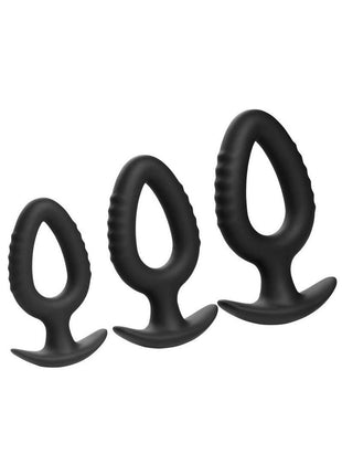 Master Series Pop Plugs Hollow Silicone Anal Trainer