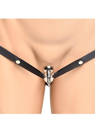 Master Series Sissy Vice Push-In Chastity Cage