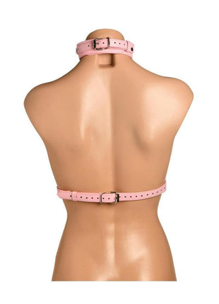 Master Series Vixen Female Chest Vegan Leather Harness