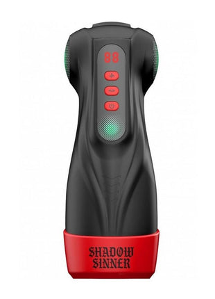 Masturs Raven Shadow Sinner Rechargeable Multi Function Masturbator - Black