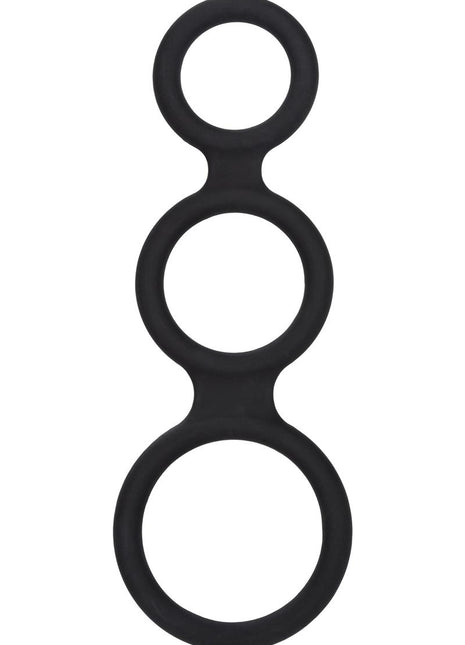 Maximizer Enhancer Silicone Cock Ring - Black