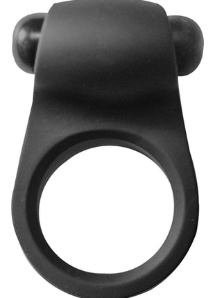 Maxx Gear Pleasure Ring Silicone Vibrating Cock Ring - Black