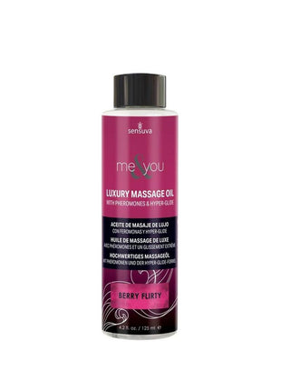 Me and You Pheromone Infused Luxury Massage Oil Berry Flirt - 4.2oz
