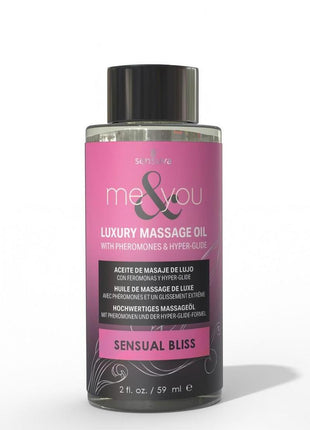 Me and You Pheromone Infused Luxury Massage Oil Sensual Bliss - 2oz