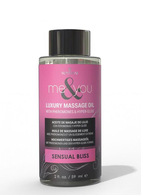 Me and You Pheromone Infused Luxury Massage Oil Sensual Bliss - 2oz