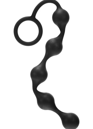 ME YOU US Onyx Silicone Anal Beads - Black