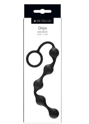 ME YOU US Onyx Silicone Anal Beads