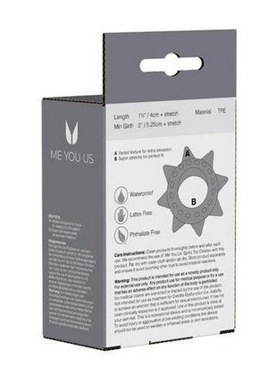 ME YOU US Tickler Ring Set Assorted Textured Cock Rings