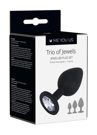 ME YOU US Trio Of Jewels - Black