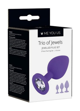 ME YOU US Trio Of Jewels - Purple