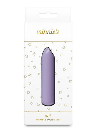 Minnie's Dot Rechargeable Silicone Flexible Bullet - Lavender