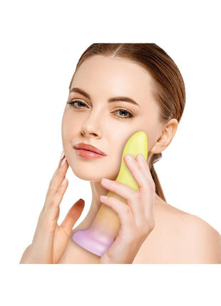 Mixers Tequila Sunrise Silicone G-Spot Dildo with Suction Cup