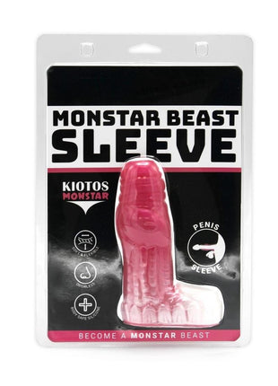 Monstar Silicone Sleeve 06 - Pink/White