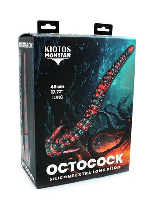 Monstar Cock Octocock Silicone Dildo - Green/Pink