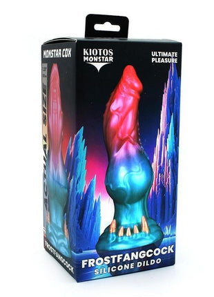 Monstar Cox Frostfang Cock Silicone Dildo - Blue/Pink