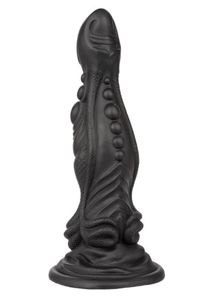 Monster Dong The Colossus Silicone Dildo - Black - 9.75in