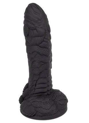 Monster Dong The Gill Man Silicone Dildo - Black - 7.25in