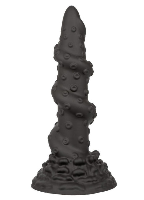Monster Dong The Kraken Silicone Dildo - Black - 8in