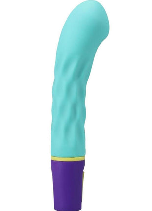 Mood Intense Arc Rechargeable Silicone G-Spot Vibrator - Purple/Teal