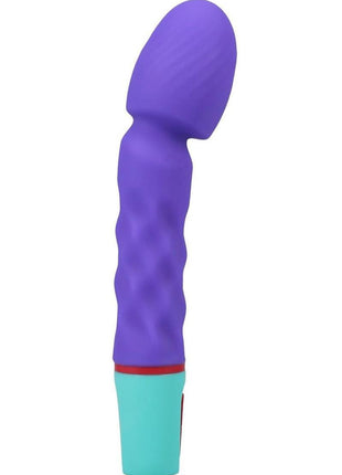 Mood Intense G Rechargeable Silicone G-Spot Wand - Purple/Teal