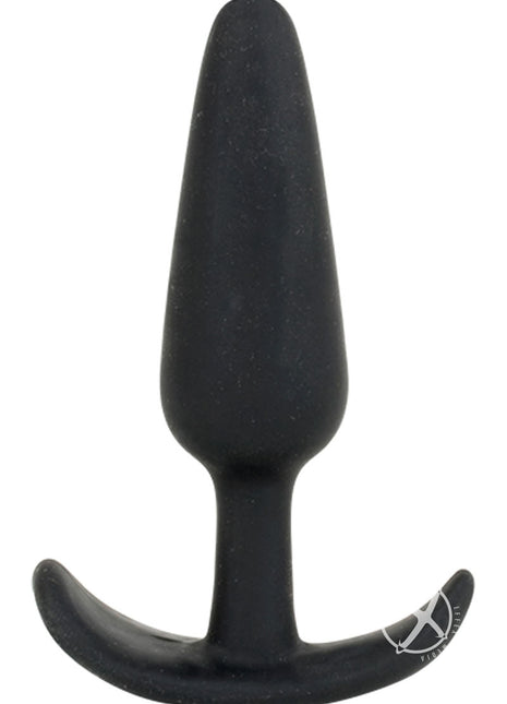 Mood Naughty 1 Silicone Anal Plug - Black - Medium