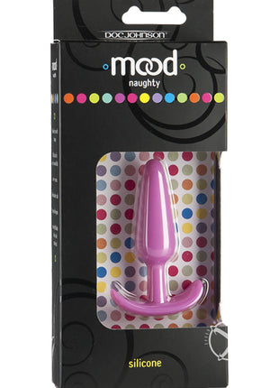 Mood Naughty 1 Silicone Anal Plug - Pink - Small