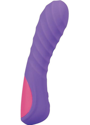 Mood Play Rechargeable Silicone Mini Power Vibrator - Purple