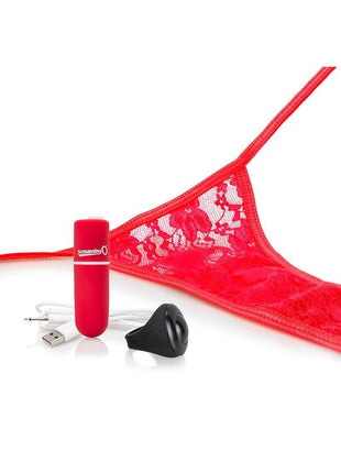 My Secret USB Rechargeable Panty Vibe Set with Silicone Remote Control Ring Waterproof