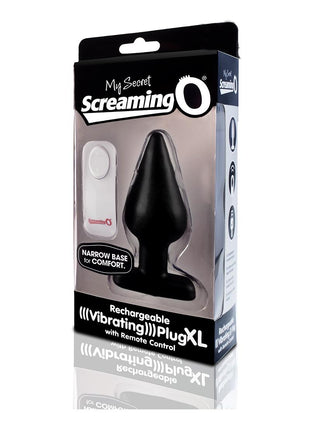 My Secret Remote Vibe XL Plug Black (Individual - Black - XLarge