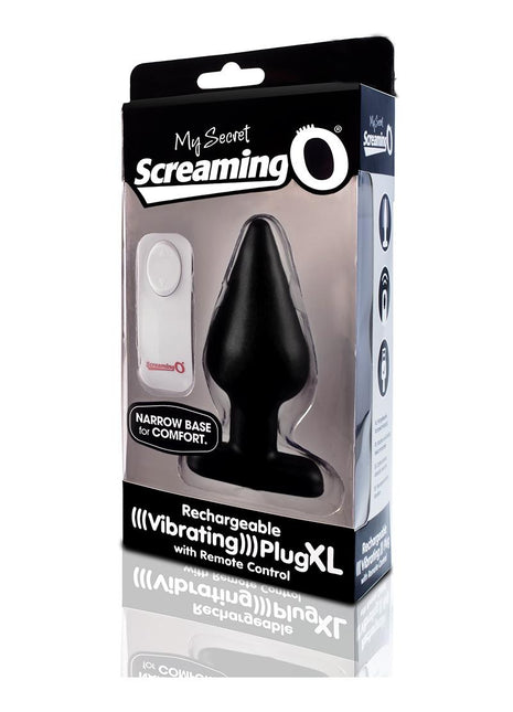 My Secret Remote Vibe XL Plug Black (Individual - Black - XLarge