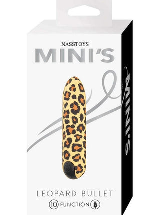 Nasstoys Mini's Leopard Rechargeable Bullet - Animal Print/Leopard