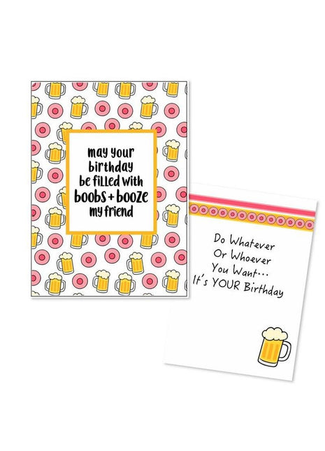 Naughty Greeting Card - May Your Birthday Be Filled