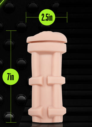 Soft & Wet Self Lubricating Masturbator Cup Ridge