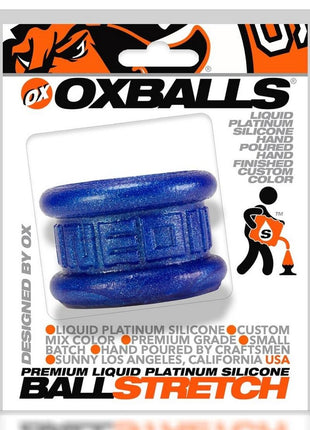 Neo Short Silicone Ballstretcher - Small - Blueballs - Blue - Small
